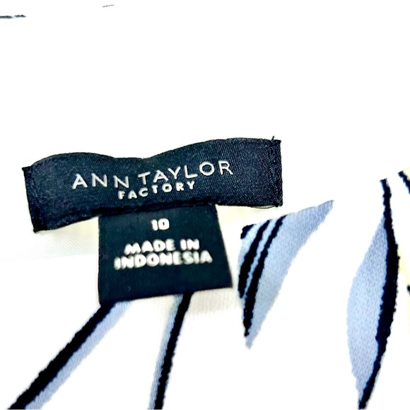 NWTO Ann Taylor Factory White Floral Sheath Dress Size 10 (fits like an 8) - Picture 4 of 9